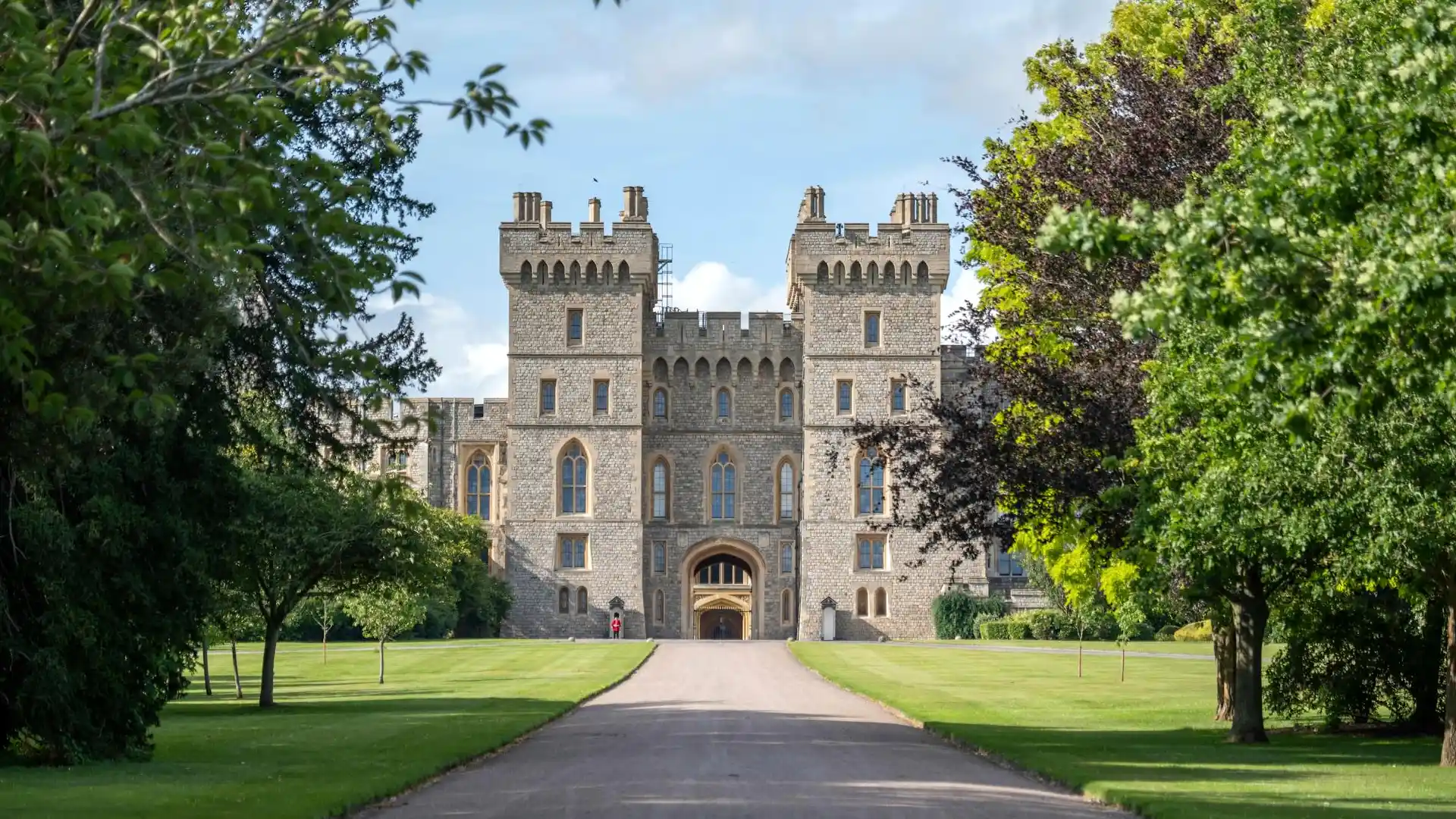 Fachada del castillo de Windsor